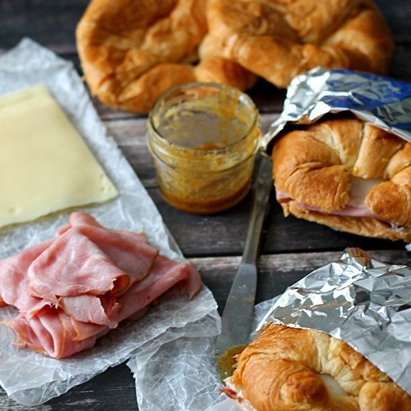 Hot Ham & Swiss Croissants